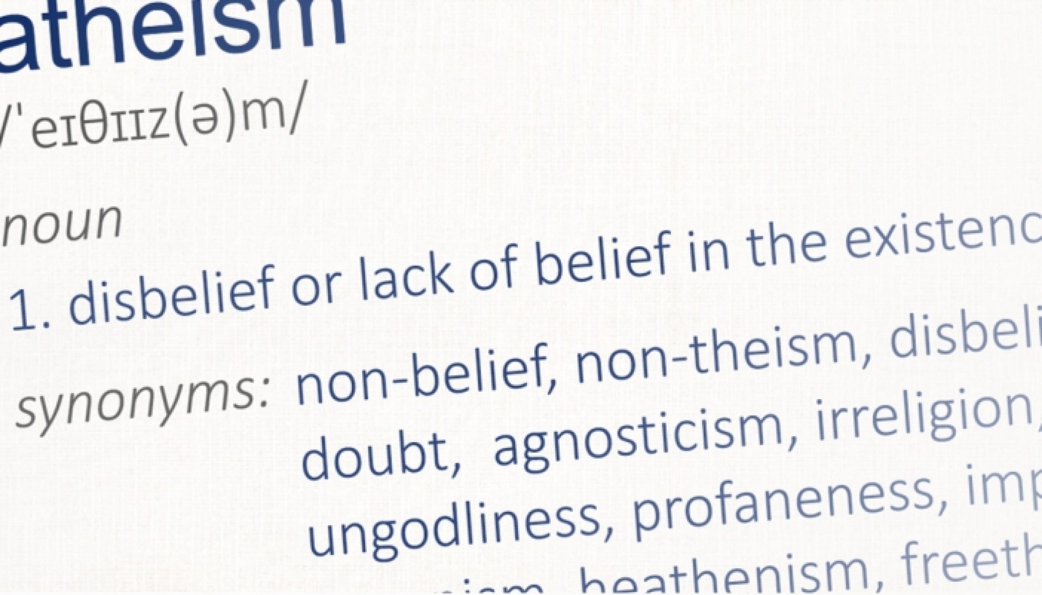 what is atheism? - atheist alliance international