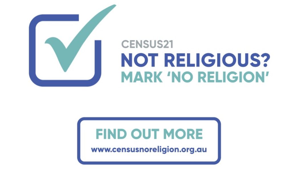 Census 21 in Australia: Mark ‘no religion’.
